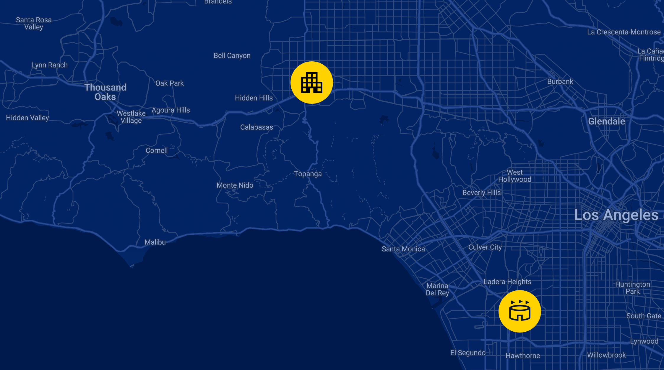 LA Rams Map