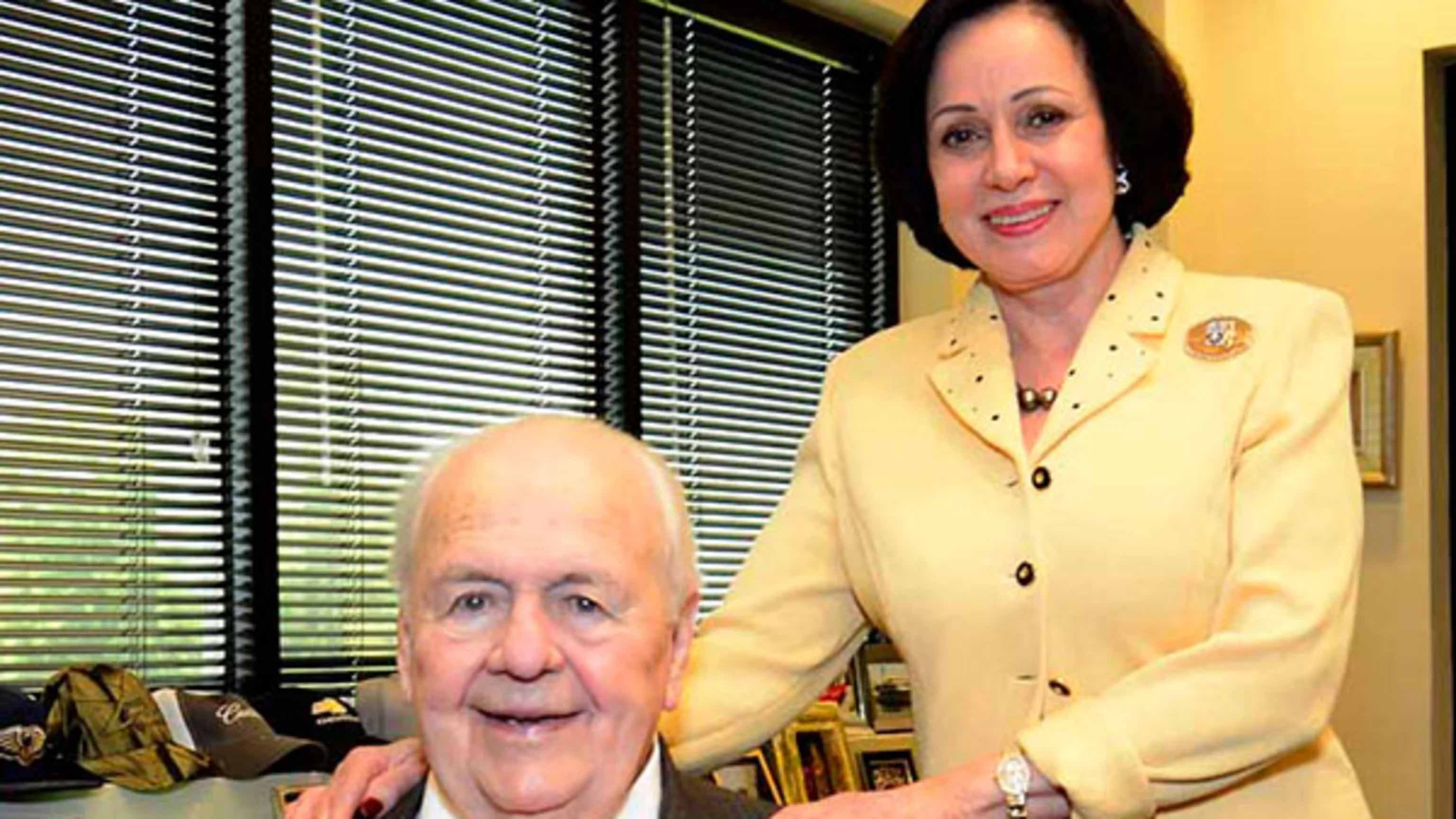 Gayle Benson and Tom Benson