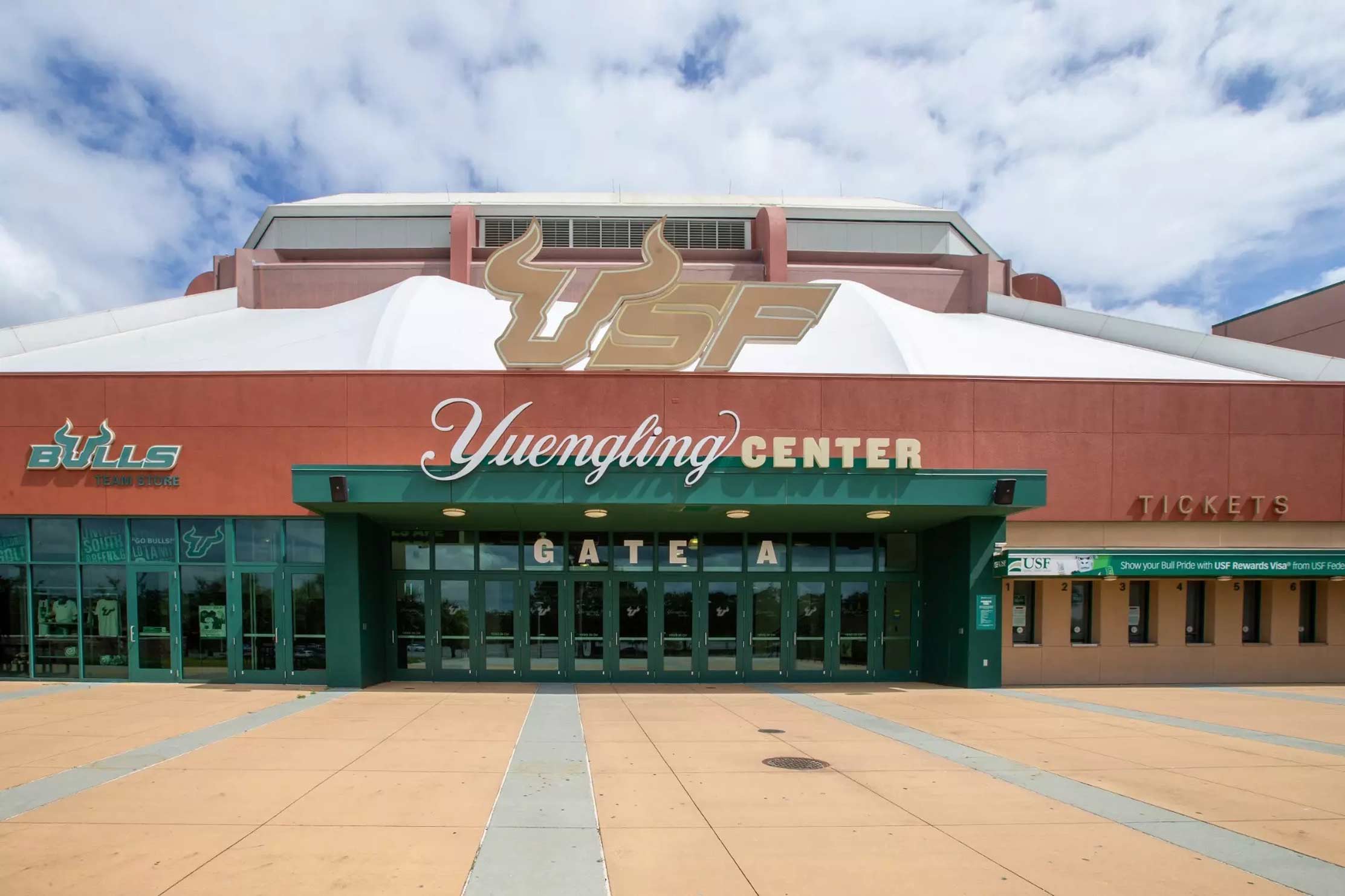 The front of Yuengling Center